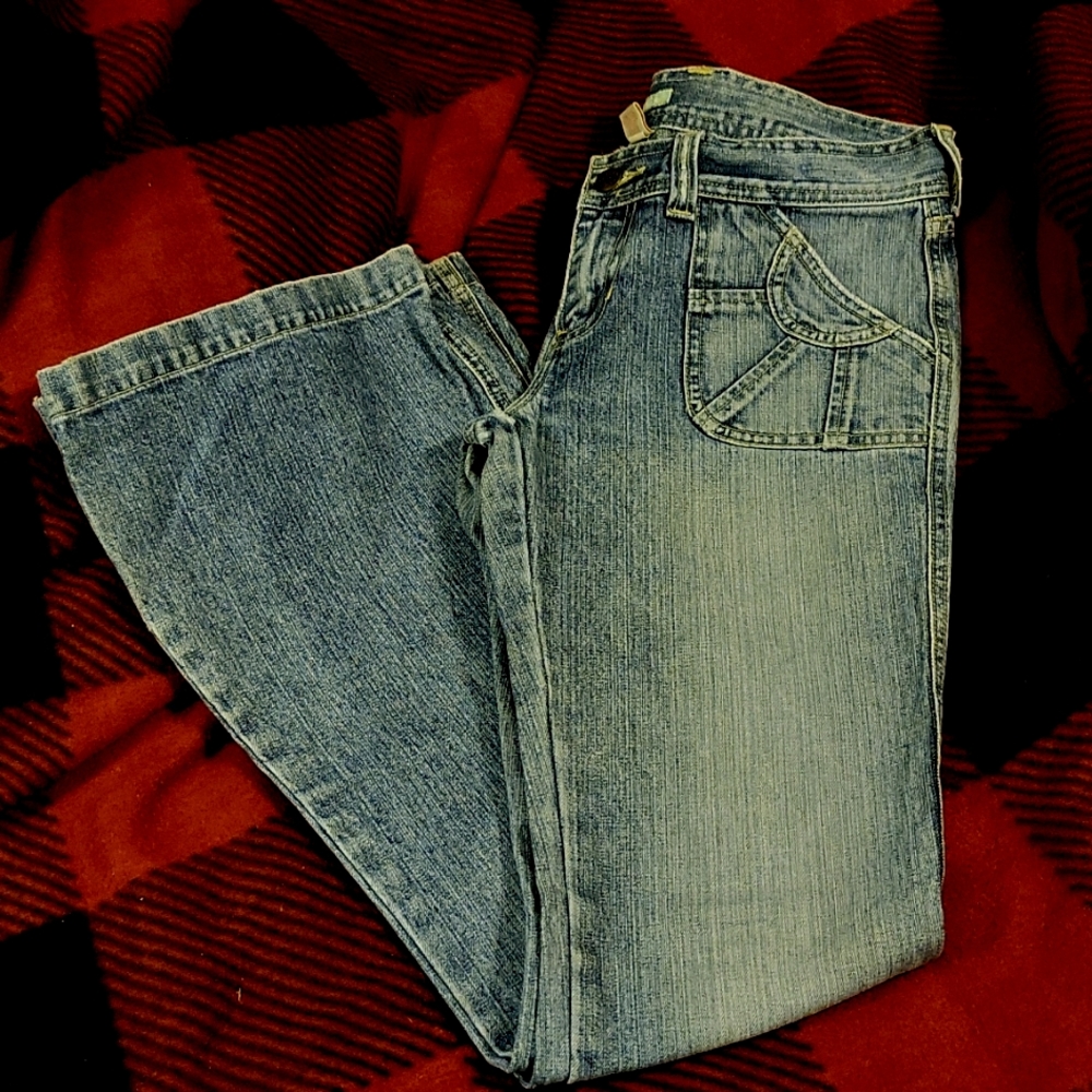 Hollister women's/junior's flare jeans....size 5 - Picture 2 of 13